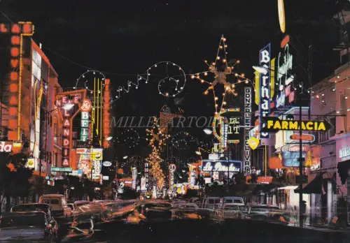 VENEZUELA - Caracas, Calle Real de Sabana Grande, Nachtansicht 1975