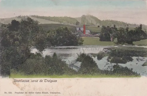 CHILE - Destillation in der Nähe von Traiguen, Concepcion