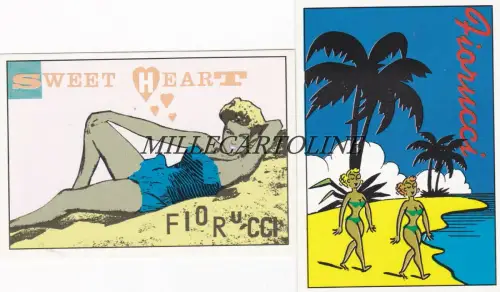 PANINI Figuren - 4 Figuren Serie Fiorucci 1984