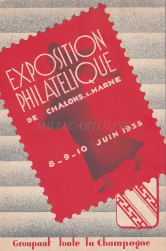 FRANKREICH - Expo Philatelique de Chalons s. Marne 1935
