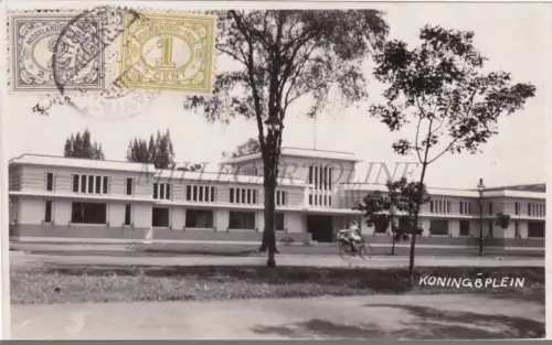 INDONESIEN - Batavia, Königsplein, Fotopostkarte 1933
