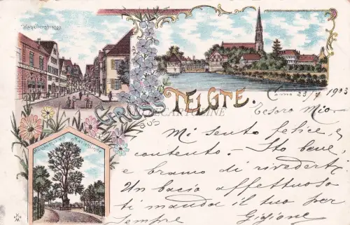 DEUTSCHLAND - Gruss aus Telgte 1903 Postkarte