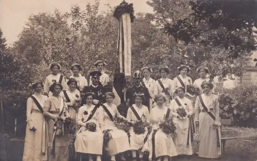 DEUTSCHLAND - Wegscheid - Festjungfrauen 50°Jubiläum 28 Juni 1914 Foto Postkarte