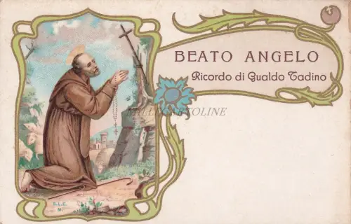 BEATO ANGELO - Erinnerung an Gualdo Tadino um 1920 Postkarte