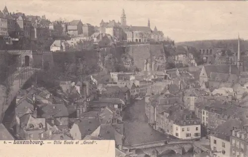 LUXEMBURG - Oberstadt und Grund