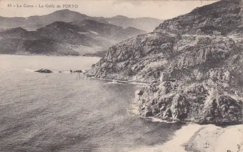 FRANKREICH - La Corse, Le Golfe de Porto 1919