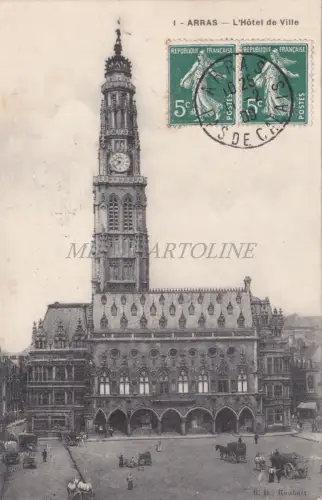 FRANKREICH - Arras, Hotel de Ville 1909