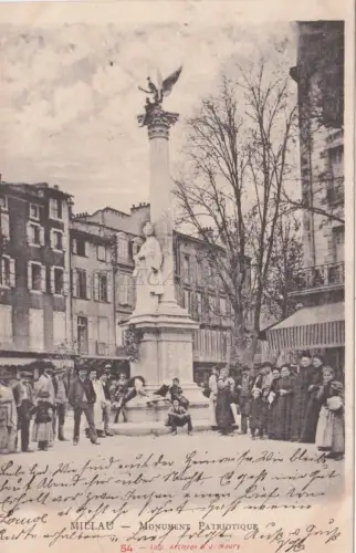 FRANKREICH - Millau, Patriotisches Denkmal 1901