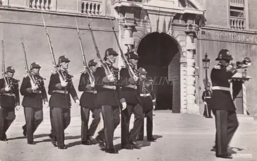 FRANKREICH - Principaute Monaco, Montecarlo, Carabiniers de S.A.S. le Prince 1955