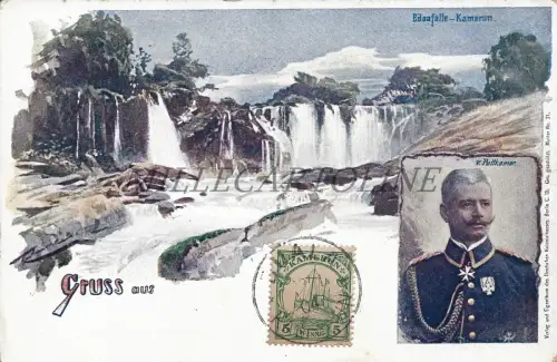 KAMERUN - Gruss aus Kamerun, Puttkamer 1904 Postkarte Deutsches Kolonialhaus 2