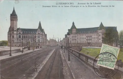 LUXEMBURG - Avenue de la Liberté 1913