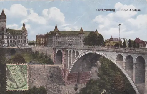 LUXEMBURG - Pont Adolphe 1921