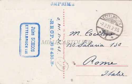 LUXEMBURG - Pont Adolphe 1921