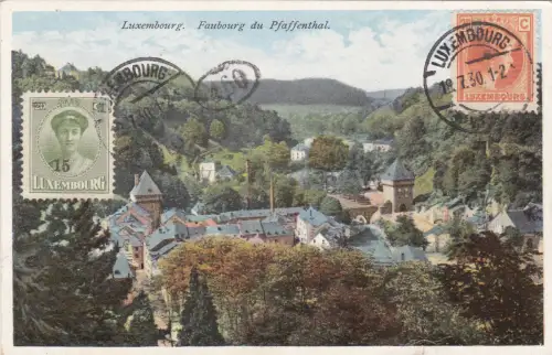 LUXEMBURG - Faubourg du Pfaffenthal 1930