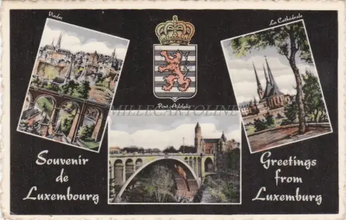 LUXEMBURG - Souvenir, Ansichten 1959