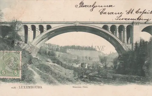 LUXEMBURG - Noveau Pont 1904