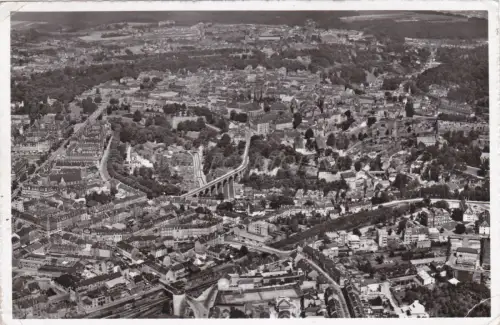 LUXEMBURG - Luftaufnahme - Echtfoto 1959
