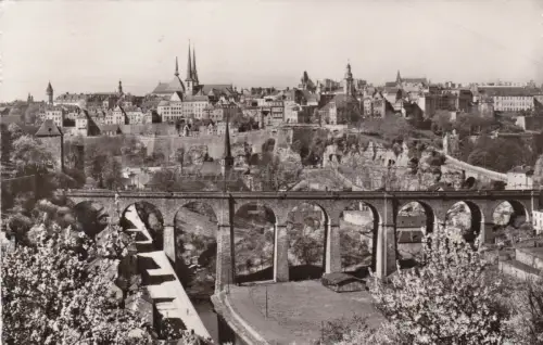 LUXEMBURG - Gesamtansicht - Echtfoto 1951