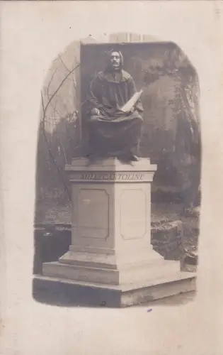 MAILAND - Fotografie Luigi Guerra - Mann Statue - Fotokarte um 1910