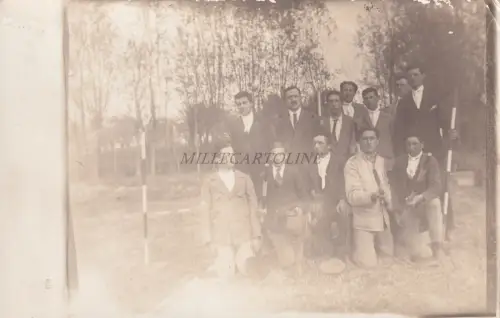 ORZIVECCHI - Übung mit Schülern der Landwirtschaftsmessung 1917 private Fotokarte