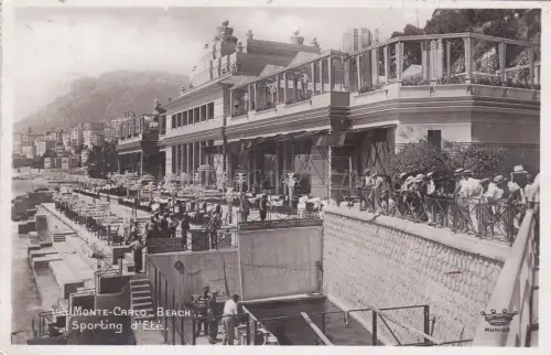 FRANKREICH - Monaco - Monte Carlo Beach, Sporting d'Été 1933