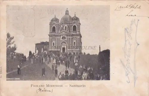 FIORANO MODENESE - Heiligtum 1900 Postkarte Ed.G.Dieci
