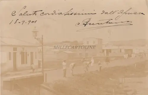 ERITREA - Asmara - Arbeiter, Apotheke Apotheke 1901 Echtfoto Postkarte