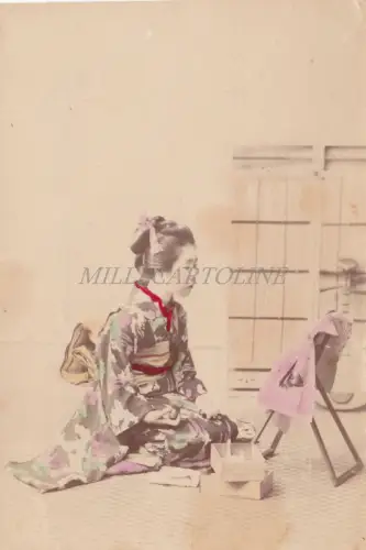 JAPAN - Photo Album Print - Japanische Damentoilette