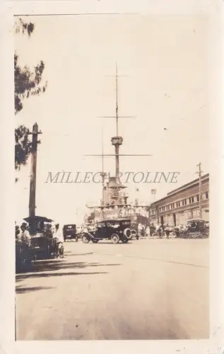 HAWAII - Japanese Cruiser in Port, Honolulu 1917 WWI - Photo