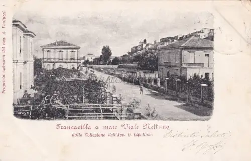 FRANCAVILLA AL MARE - Viale Nettuno 1901 Postkarte