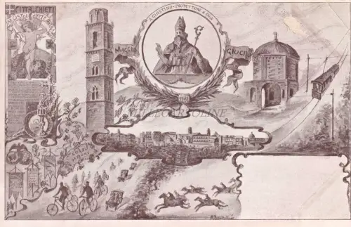 CHIETI - Ausstellung für antike Kunst der Abruzzen 1905 Gedenkkarte