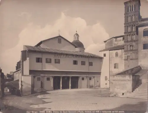 ROM - Kirche der Heiligen Johannes und Paul, gegründet 400 - Foto Ed.Brogi