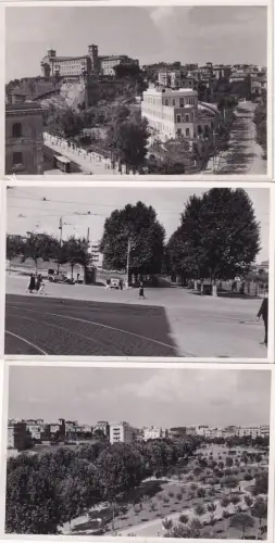 ROM - 3 Fotos - Rione Ripa Abbazia Chiesa S.Anselmo um 1930