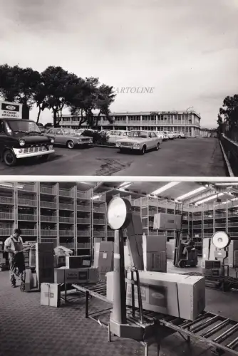 ROM - Schuppen - Ford Automobile Zentrallager - 2 Fotos 1960/70