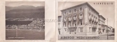 VIAREGGIO - Albergo Mediterraneo - Werbeprospekt ENIT 1940