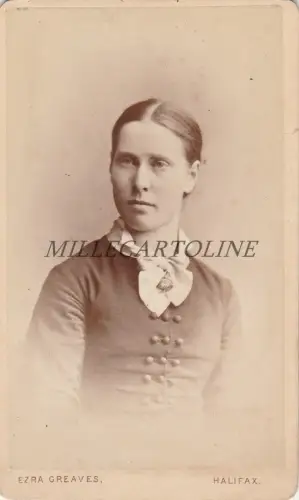 ENGLAND - Halifax - CDV Photo Ezra Greaves - Woman