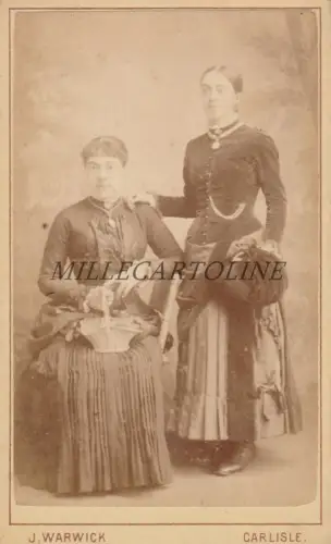 ENGLAND - Carlisle - CDV Photo J.Warwick - Women