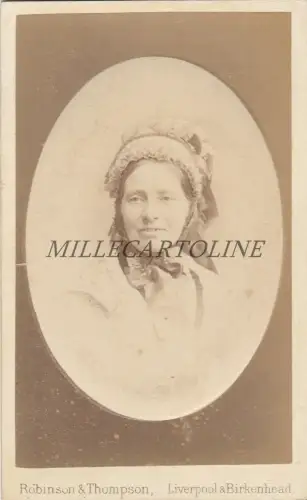ENGLAND - Liverpool & Birkenhead - CDV Photo Robinson & Thompson - Woman
