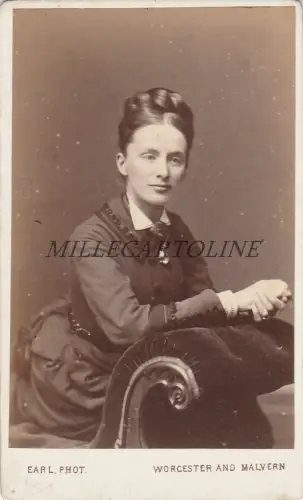 ENGLAND - Worcester and Malvern - CDV Photo Francis C.Earl - Woman