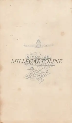 IRLAND - Dublin - CDV Photo Simonton - Man