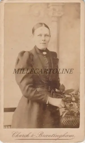 ENGLAND - Sunderland - CDV Photo Church & Brantingham - Woman