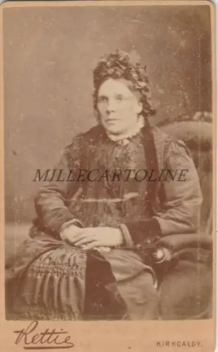 SCHOTTLAND - Kirkcaldy - CDV Photo Rettie - Old Woman