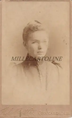 SCHOTTLAND - Kirkcaldy - CDV Photo Rettie - Woman