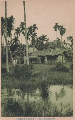 SINGAPUR - Dorf Tanjong Katong - Postkarte