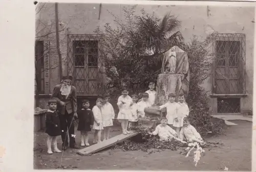 BRESCIA - Kinder, vom College am Tag der Unbefleckten Empfängnis - Foto um 1920