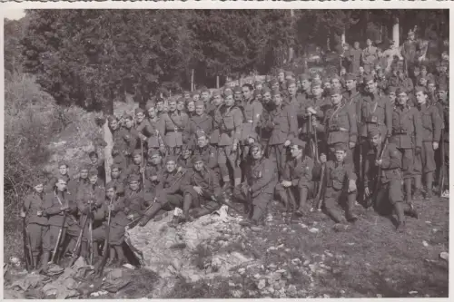 FLORENZ - Militärgruppe 1930/40 Foto FOM Infanterie