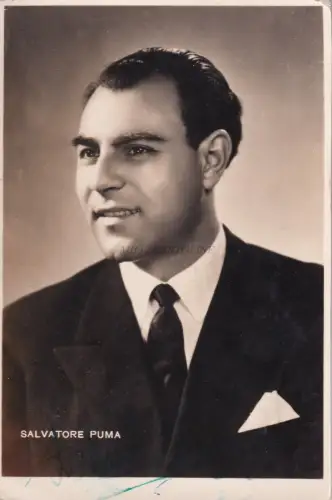 LYRIK - Tenor Salvatore Puma - Autogrammfoto um 1950