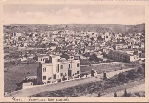 NUORO - Panorama Mittelseite, Postkarte 1941