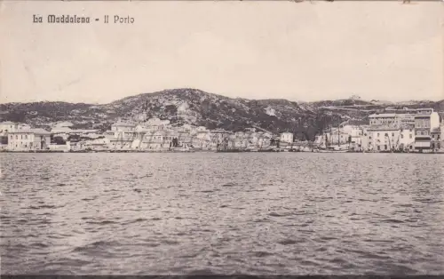LA MADDALENA - Il Porto, Postkarte 1912