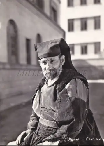 NUORO - Kostüm, Postkarte 1961